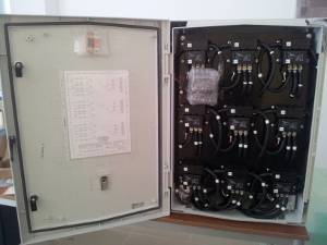 caja reles comprobacion baterias